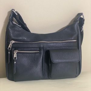 Concealed carry black purse